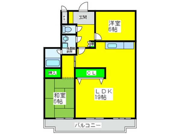 グリーンハイム諏訪の森の物件間取画像